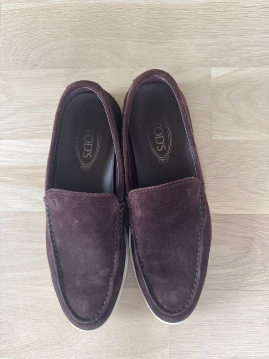 Tod\'s Men\'s Suede Slipper Loafers main image 5